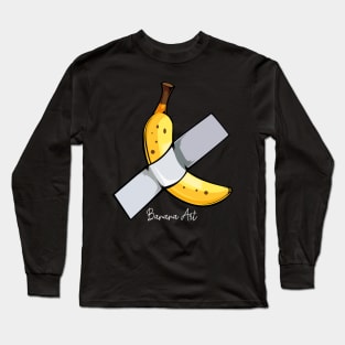 Banana - Banana Art - Yellow Exotic Banana Fruit Long Sleeve T-Shirt